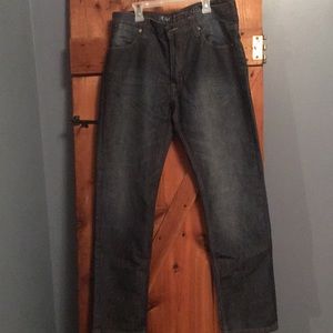 Men's stonewashed jeans
